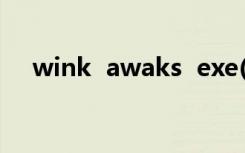 wink  awaks  exe(wink  awaks  exe)