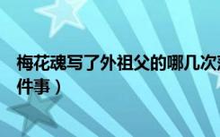 梅花魂写了外祖父的哪几次落泪（梅花魂写了外祖父的哪几件事）