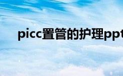 picc置管的护理ppt（picc置管的护理）