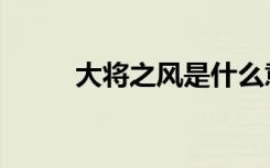 大将之风是什么意思（大将之风）