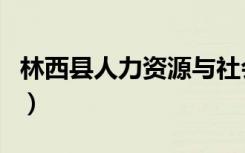 林西县人力资源与社会保障网（林西县人事局）