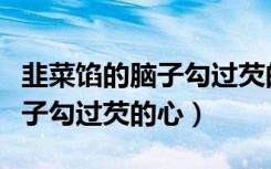 韭菜馅的脑子勾过芡的心啥意思（韭菜馅的脑子勾过芡的心）