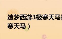 造梦西游3极寒天马技能展示（造梦西游3极寒天马）