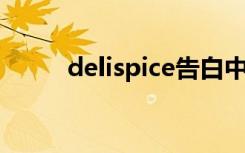 delispice告白中文（deli spice）