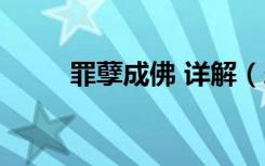 罪孽成佛 详解（罪孽成佛好看吗）