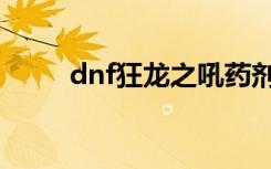 dnf狂龙之吼药剂（dnf狂龙之吼）