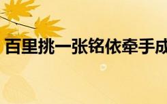 百里挑一张铭依牵手成功（百里挑一张铭依）
