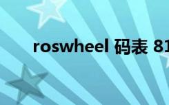 roswheel 码表 81488（roswheel）