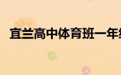 宜兰高中体育班一年级邱凯伦（宜兰高中）