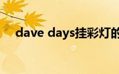 dave days挂彩灯的意思（dave days）