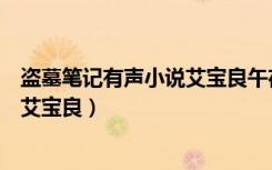盗墓笔记有声小说艾宝良午夜惊案拍奇（盗墓笔记有声小说艾宝良）