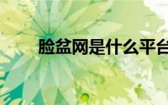 脸盆网是什么平台（脸盆网是什么）