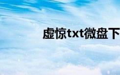 虚惊txt微盘下载（虚惊TXT）