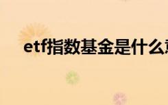 etf指数基金是什么意思（etf指数基金）