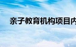 亲子教育机构项目内容（亲子教育机构）