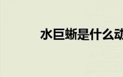 水巨蜥是什么动物（巨目水蜥）