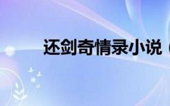 还剑奇情录小说（还剑奇情录txt）