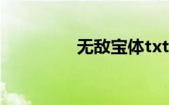 无敌宝体txt（无敌宝体）