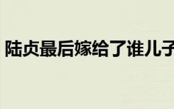 陆贞最后嫁给了谁儿子（陆贞最后嫁给了谁）