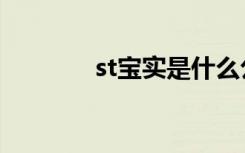 st宝实是什么公司（st宝诚）