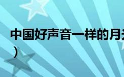 中国好声音一样的月光（中国好声音残酷月光）