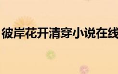 彼岸花开清穿小说在线阅读（彼岸花开 清穿）