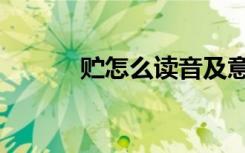 贮怎么读音及意思（贮怎么读）