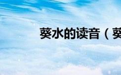葵水的读音（葵水是什么意思）