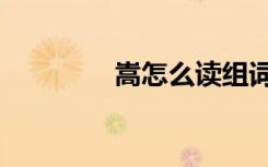 嵩怎么读组词（嵩怎么读）