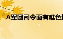 A军团司令面有难色地说:胖国王（a军团）