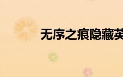 无序之痕隐藏英雄（无序之痕）