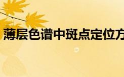 薄层色谱中斑点定位方法有哪些（薄层色谱）