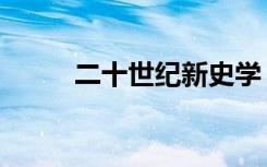 二十世纪新史学（二十世纪新史）