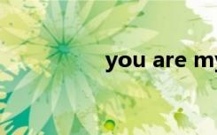 you are my shine歌词