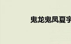 鬼龙鬼凤夏宇（鬼龙鬼凤）