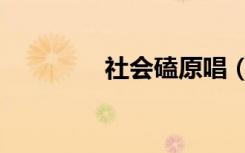 社会磕原唱（社会磕歌词）