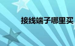 接线端子哪里买（求购接线端子）