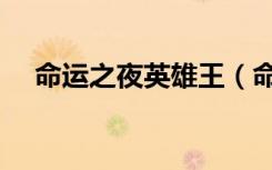 命运之夜英雄王（命运夜之我的骑士王）