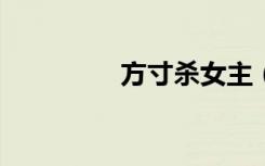 方寸杀女主（方寸杀txt）