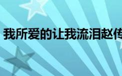 我所爱的让我流泪赵传（我所爱的让我流泪）