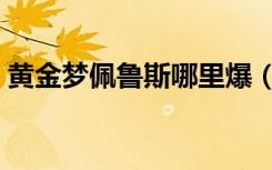 黄金梦佩鲁斯哪里爆（黄金梦佩鲁斯哪里爆）