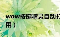 wow按键精灵自动打怪（wow按键精灵怎么用）