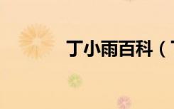 丁小雨百科（丁小雨喜欢谁）