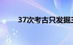 37次考古只发掘三星堆的千分之二