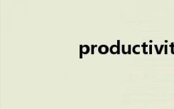 productivity是什么意思