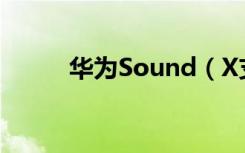 华为Sound（X支持红外遥控吗）