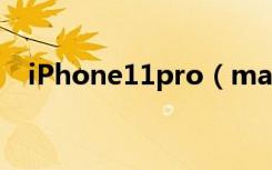iPhone11pro（max怎么打开个人热点）