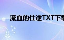 流血的仕途TXT下载（流血的仕途txt）