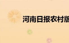河南日报农村版豫风（豫风网）