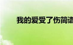 我的爱受了伤简谱（我的爱受了伤）